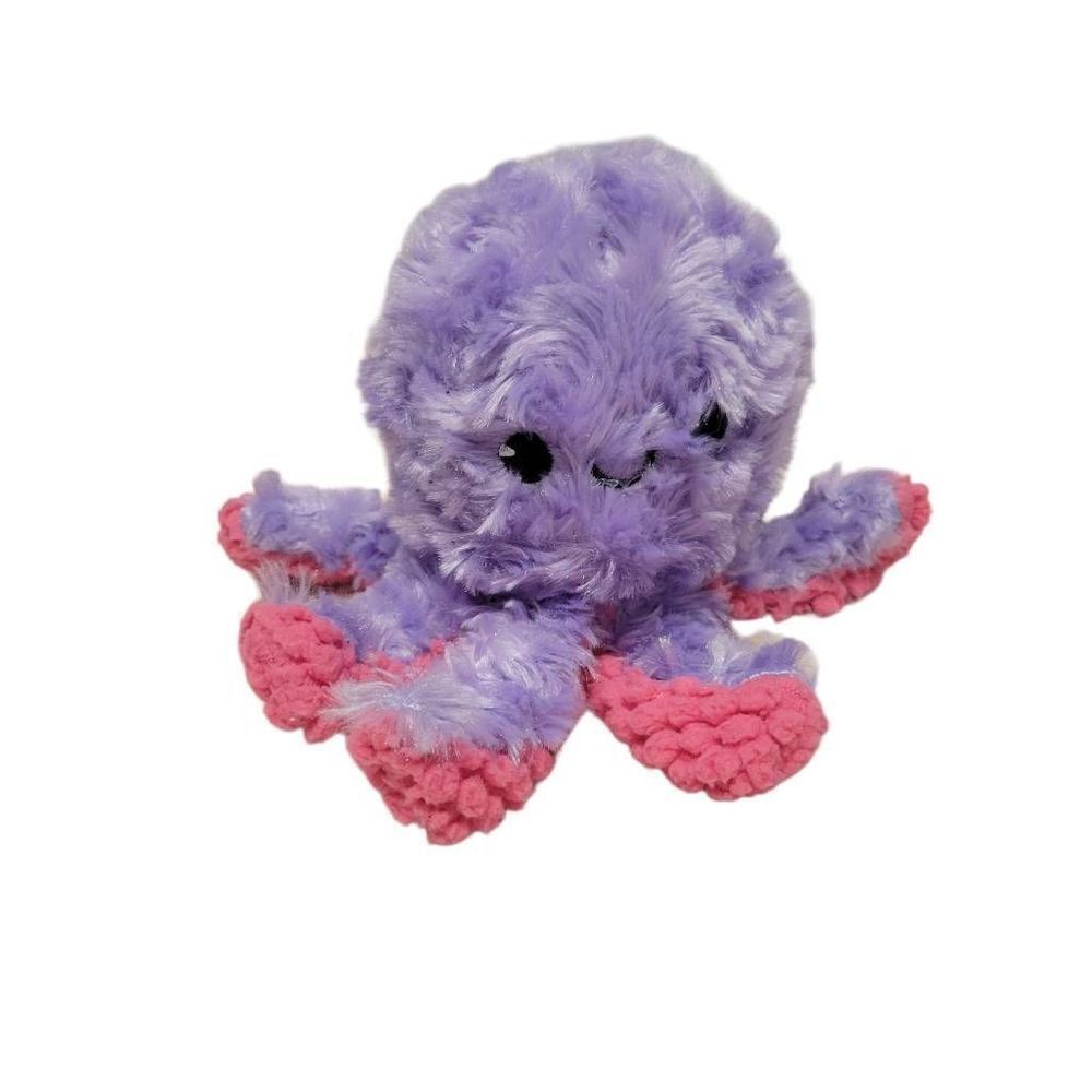 Mty International Plush Octupus Purple Pink Stuffed Animal 5"